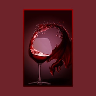 Red Wine Dragon T-Shirt