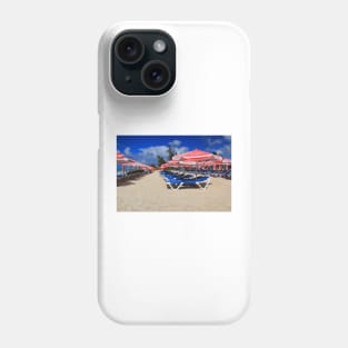 Barbados Beach chairs Phone Case