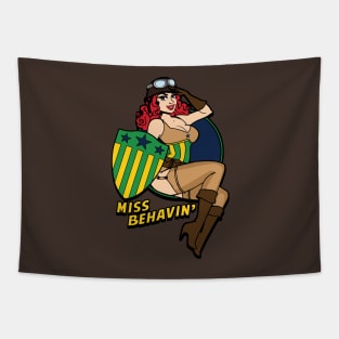 Miss Behavin' Tapestry