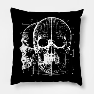 3d skull Pillow