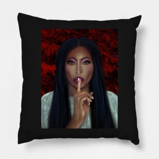 Versión of the Top Model Naomi Campbell Pillow