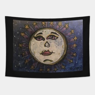 Sweet moon rising by Riley Tapestry