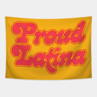 PROUD LATINA / Original Retro Style Design Tapestry