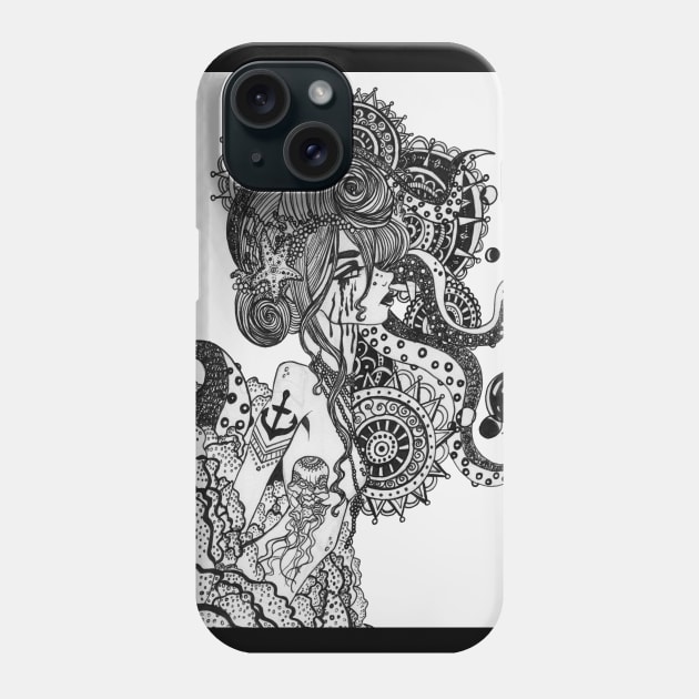 Octopus Queen Phone Case by Cherry_Arts