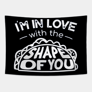 Funny Taco Tuesday Shape Tapestry