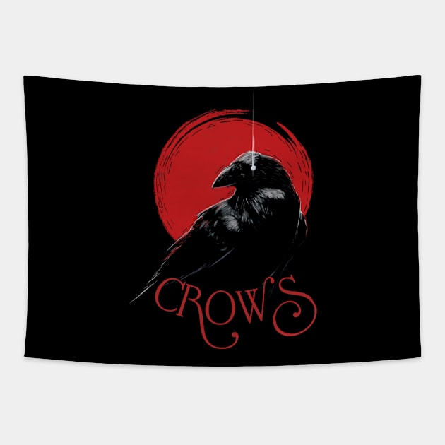 The crows Tapestry by Kyra_Clay