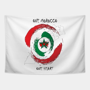 Proud Morocco Flag Gift Moroccan Lovers For Men's Women's Tapestry