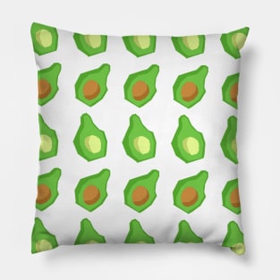 avocado pattern green and brown gift shirts Pillow