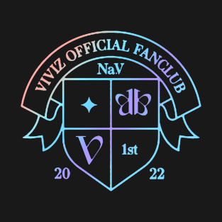 VIVIZ official fanclub badge (rainbow) T-Shirt