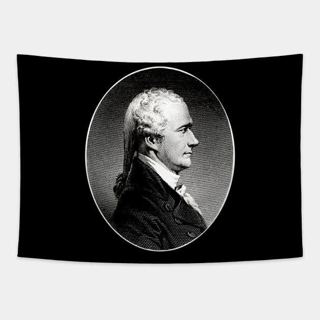 Alexander Hamilton Tapestry by Historia