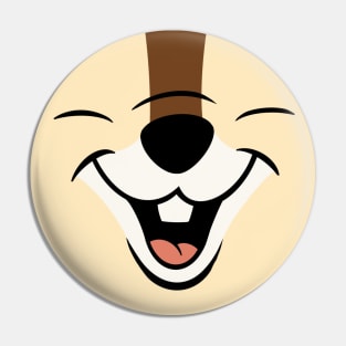 Chipmunk mask Pin