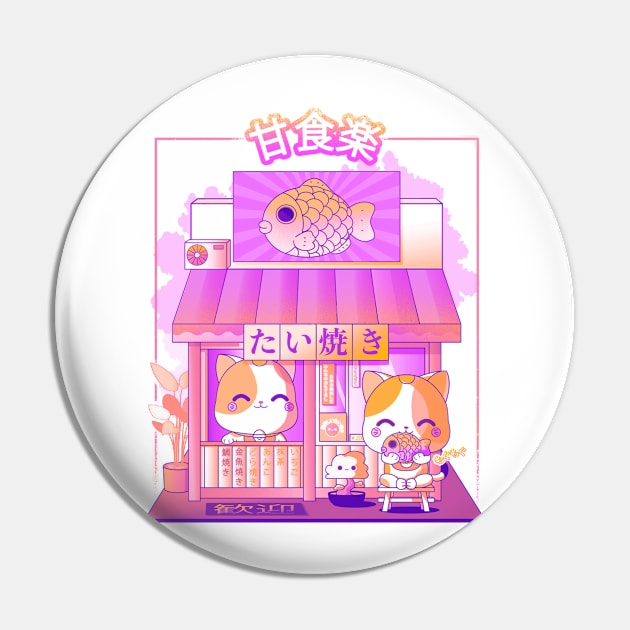 Kawaii Taiyaki Store Pin by Donnie