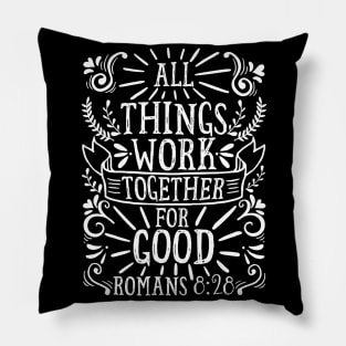 Romans 8:28 Pillow