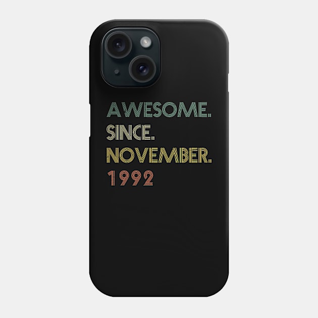 Awesome Since November 1992 Phone Case by potch94