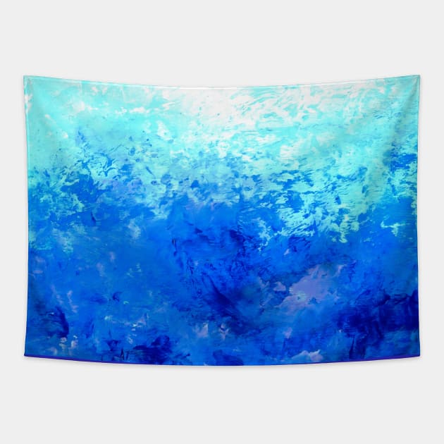 Blue Art Tapestry by TAMOH65