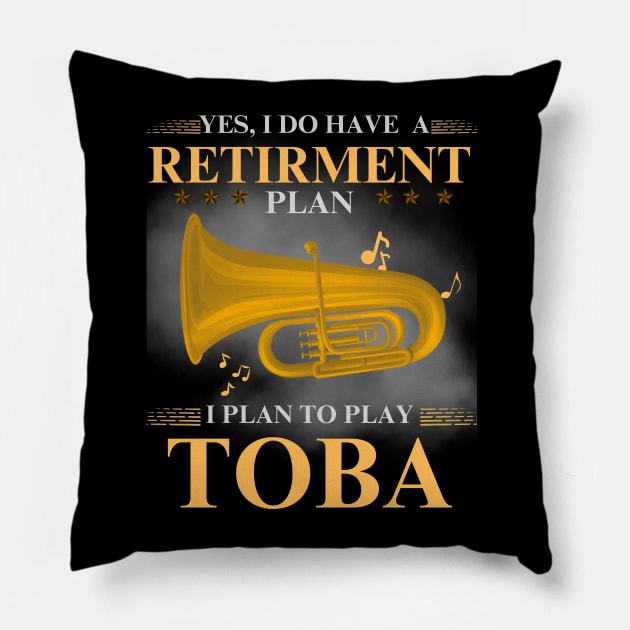 Tuba Pillow by DuViC