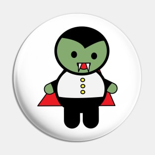 Vampire Cute Kawaii Halloween Pin