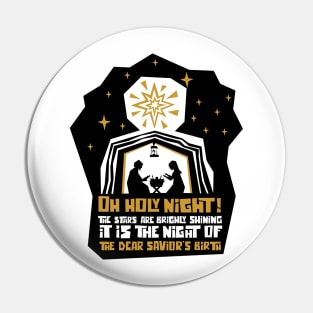 O holy night! The stars are brighly shining Pin