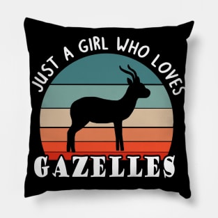 Girls gazelles love women lovers animals Pillow
