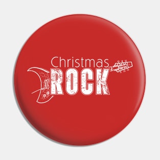 Christmas Rock // White Pin