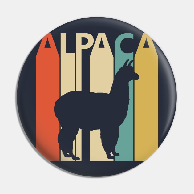 Funny Alpaca Spirit Animal Pin by GWENT