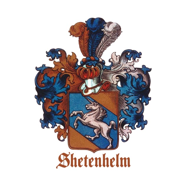 Shetenhelm Family Crest (rust variation) by Shedenhelm