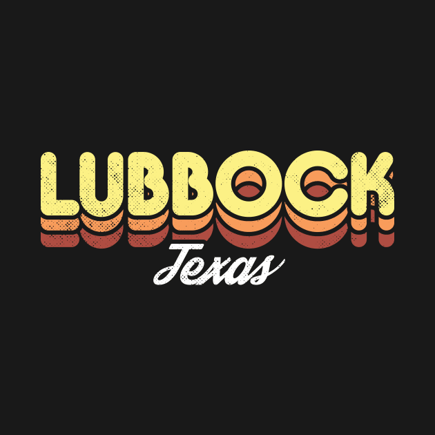 Retro Lubbock Texas by rojakdesigns
