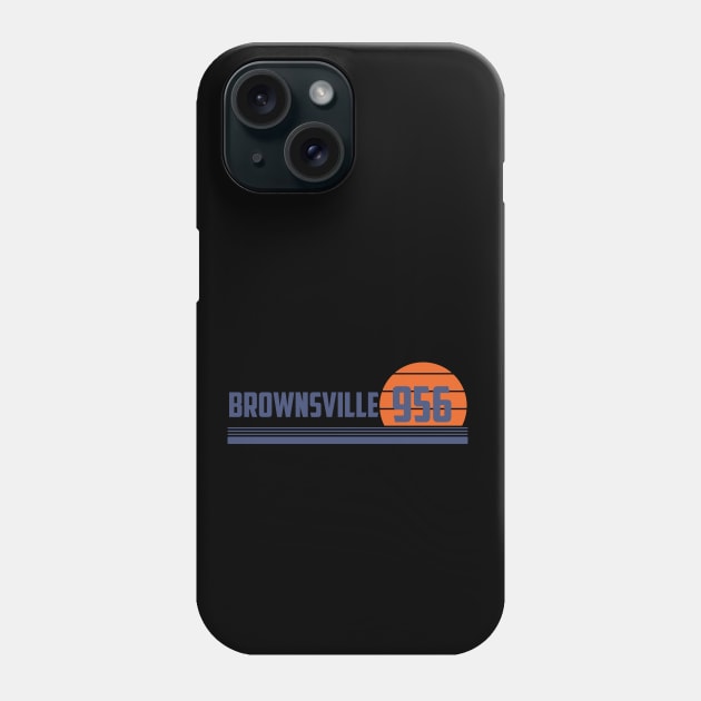 956 Brownsville Texas Area Code Phone Case by Eureka Shirts