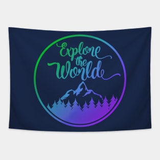 Travel and  Explore the World Tapestry