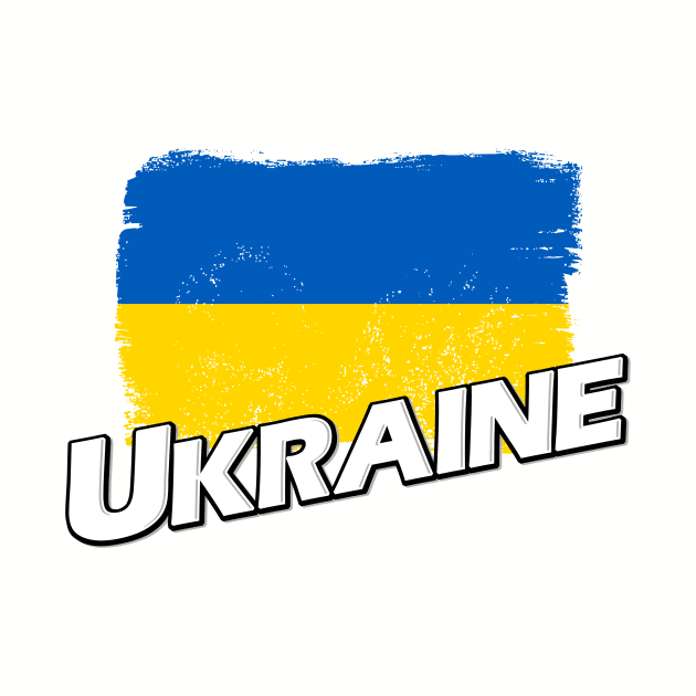 Ukraine flag by PVVD