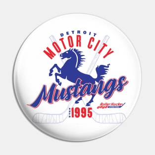 Detroit Motor City Mustangs Pin