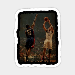 Jason Kidd Over Jump Vintage Magnet