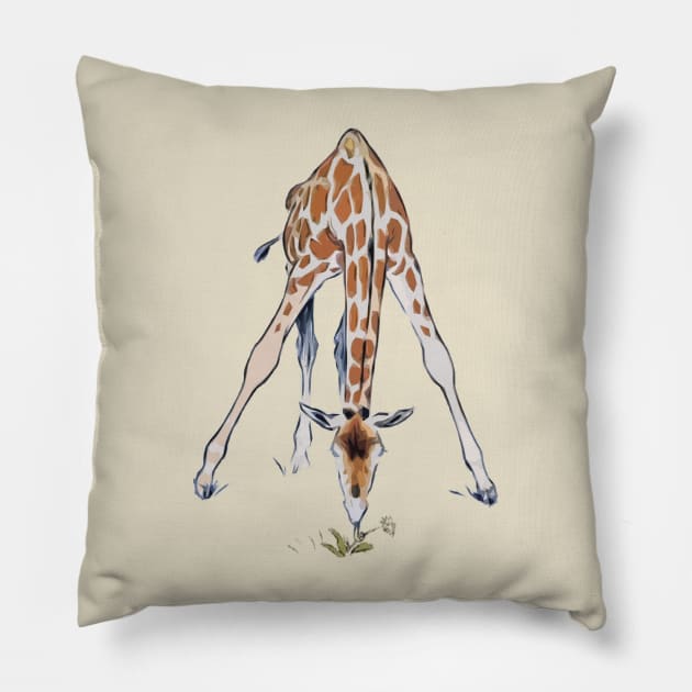 Baby Giraffe - Snack Attack Pillow by The Blue Box