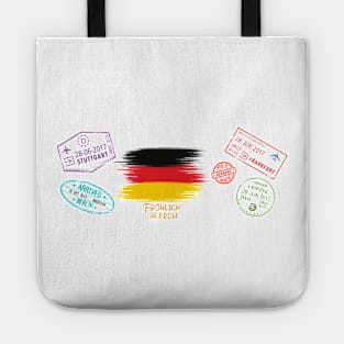 Germany Love Travel Stamp Tee! Tote