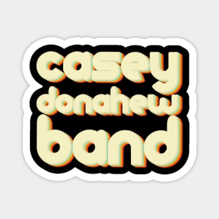 vintage color casey donahew band Magnet