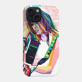 sheryl crow wpap pop art Phone Case