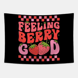 Feeling Berry Good Strawberry Tapestry