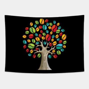 Coffee Bean Tree of Life Tapestry