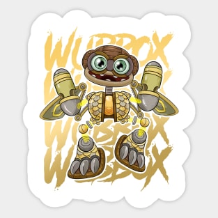 my singing monsters wubbox  Sticker for Sale by quentinpitter1