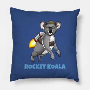 Rocket Koala Pillow