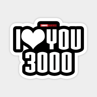 I Love You 3000 v1 (white) Magnet