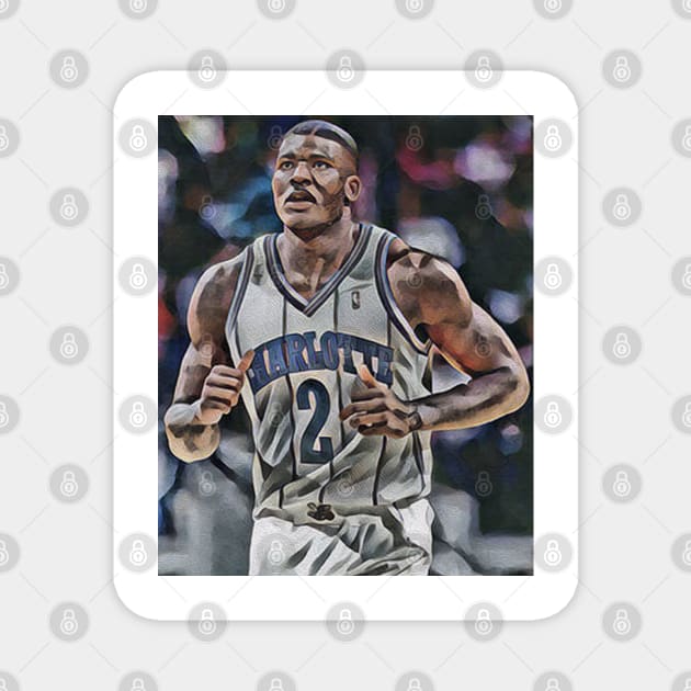 larry johnson Magnet by sepuloh