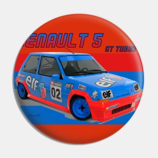 Renault 5 GT Turbo Pin