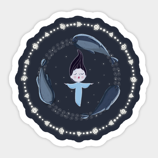 Song Of The Sea Selkie And Seals Song Sticker Teepublic Song Of The Sea Selkie And Seals Song Sticker Teepublic
