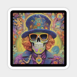 The Psychedelic Undead Mad Hatter Magnet