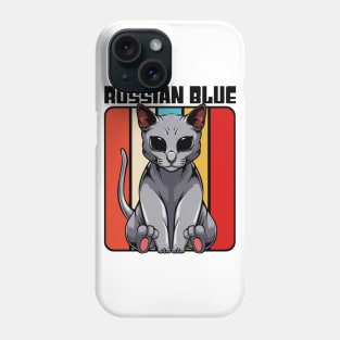 Russian Blue Cat Phone Case