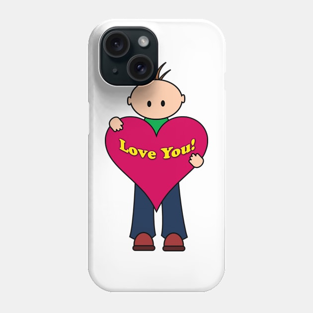 Love you Phone Case by The Best ChoiceSSO