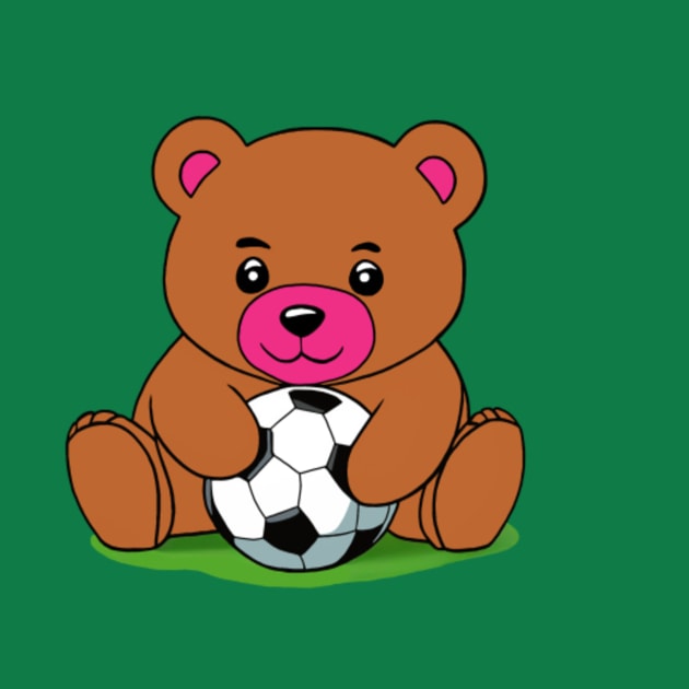 Little Bear soccer player by SaBa Store