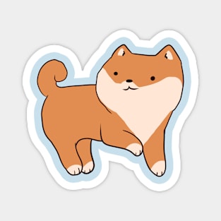 Cute shiba inu illustration Magnet