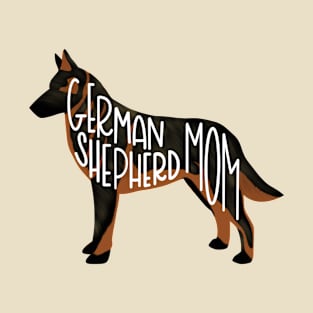 German Shepherd Dog Mom Red Sable T-Shirt